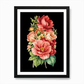 Bouquet Of Flowers 2 Art Print