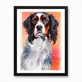 Boykin Spaniel Watercolour Dog Art Print