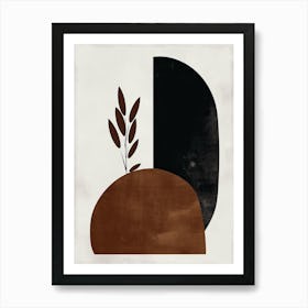 Abstract Stonescape Bauhaus Minimalist 1 Poster