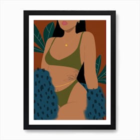 Between Tan Art Print