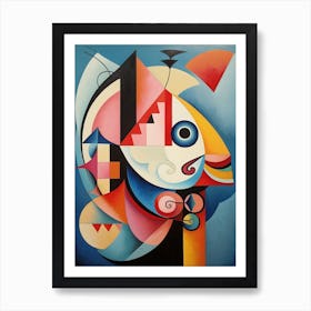 Fish Abstract Pop Art 6 Art Print