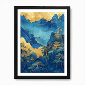 Asian Landscape 15 Art Print