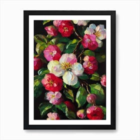 Apple Blossom Still Life Oil Painting Flower Art Print