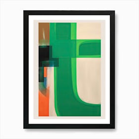 Green Abstract Art Print