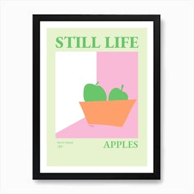 Still Life With Apples Art Print