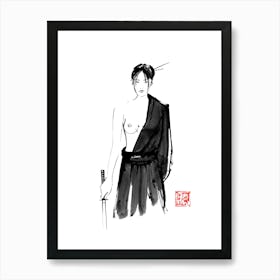 Gesiha Warrior Art Print