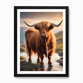 Highland Cow 25 Art Print