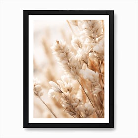 Boho Dried Flowers Statice 3 Art Print