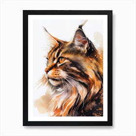 Lincoln Cat animal Art Print