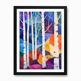 Birch Trees 13 Poster