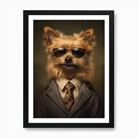 Gangster Dog Australian Terrier 4 Art Print