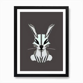 A Foxy Hare 1 Art Print