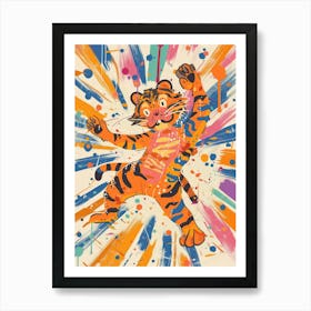 Tiger Dance 2 Art Print