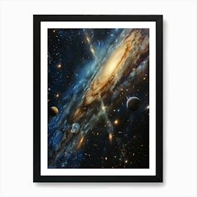 Galaxy In Space Art Print