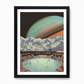 Saturn Spa Art Print