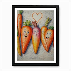 Carrots Art Print