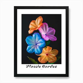 Bright Inflatable Flowers Poster Phlox 1 Art Print