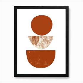 Sand Abstract Boho Contemporary Design Art Print