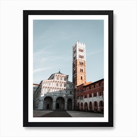 Church Lucca on a sunny day | Tuscany Italy Art Print