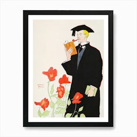 Man In Academic Dress (1895), Edward Penfield Art Print