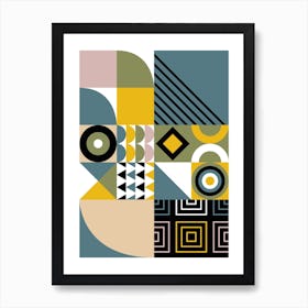 Bauhaus style 3 Art Print