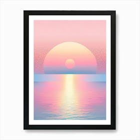 Sunset Painting, Abstract Art Print