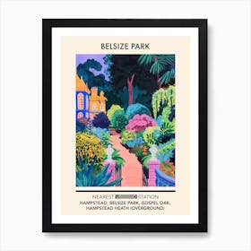 Belsize Park London Parks Garden 4 Art Print