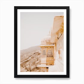 Neutral Moroccan Building Art Print