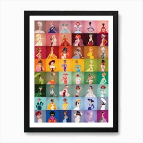 Vintage Rainbow – Art Print Art Print