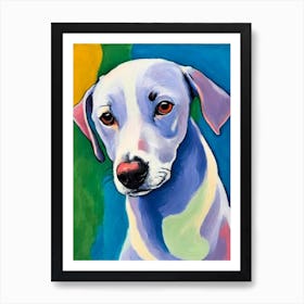 Italian Greyhound 2 Fauvist Style Dog Art Print