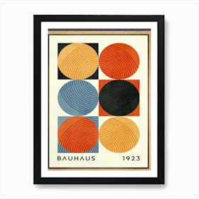 Bauhaus circles art 1923 Art Print