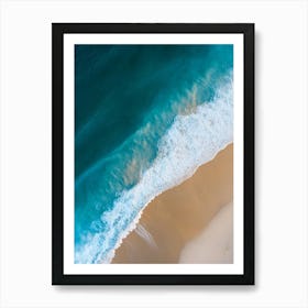 Aerial View Of A Beach 130 Art Print