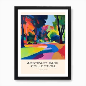 Abstract Park Collection Poster Hyde Park London 1 Art Print