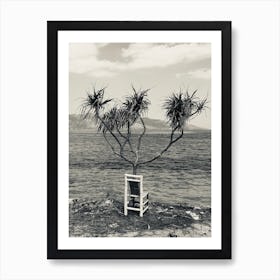 Tree Lake Art Print