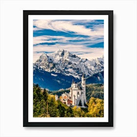 Neuschwanstein Castle, Bavaria Germany, Europe Art Print