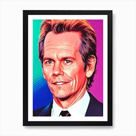 Kevin Bacon Pop Movies Art Movies Art Print