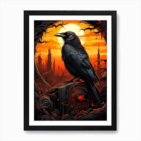 Crow Art 1 Art Print
