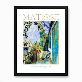 Henri Matisse Terrace at St Tropez 1904 France Art Poster Print in HD for Feature Wall Decor - Fully Remastered, Labelled, High Definition Art Print