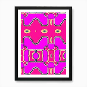 Pink Abstract 2 Art Print