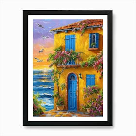 House By The Sea 3 Art Print