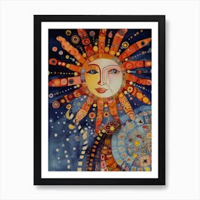 The Sun Lady Celestial 2 Art Print