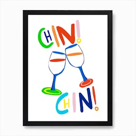 Chin Chin Poster Dining Room Art Print