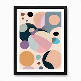 Hercules Planet Musted Pastels Space Art Print