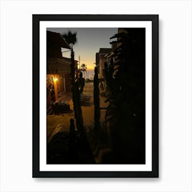 Tijuana Beach At Dusk Art Print