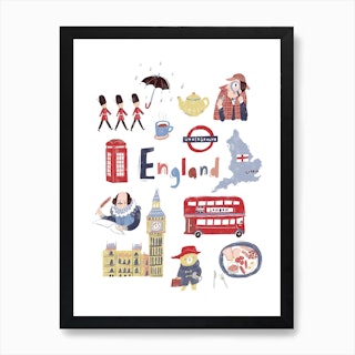 Travel England Art Print