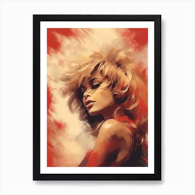 Tina Turner Retro Poster 4 Affiche