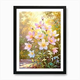 Flowers In The Garden 12 Art Print