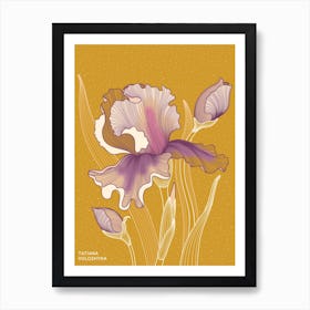 Iris Flower Art Print