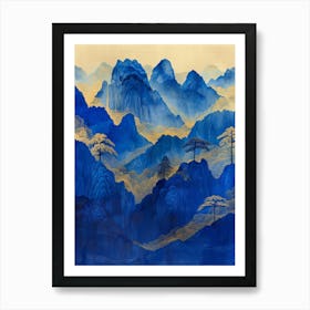 Chinese Mountains 60 Art Print