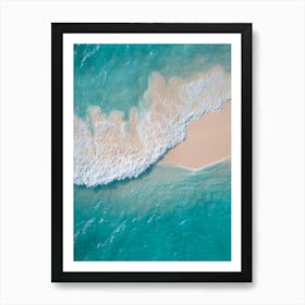 Aerial View Of A Beach 38 Art Print